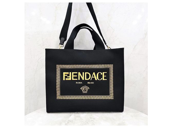Fendi Borsa a Spalla Tote Penda Large - vista 10