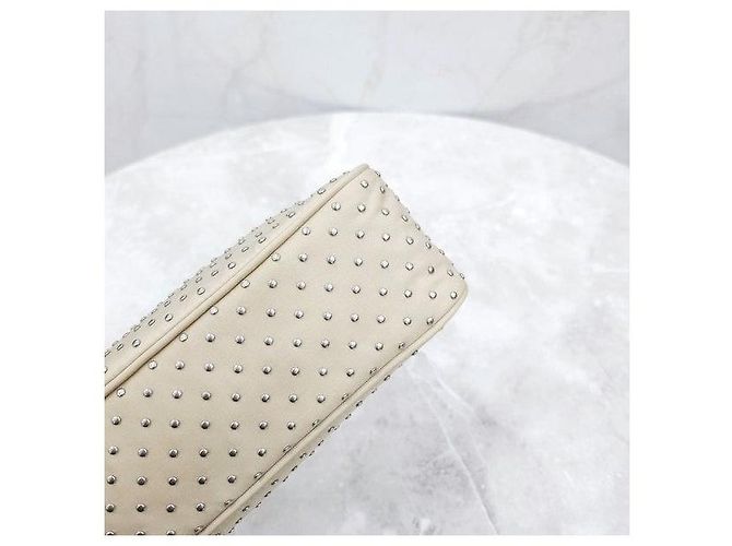 Prada Mini Bolso Re-Edition Nylon Studs - vista 5