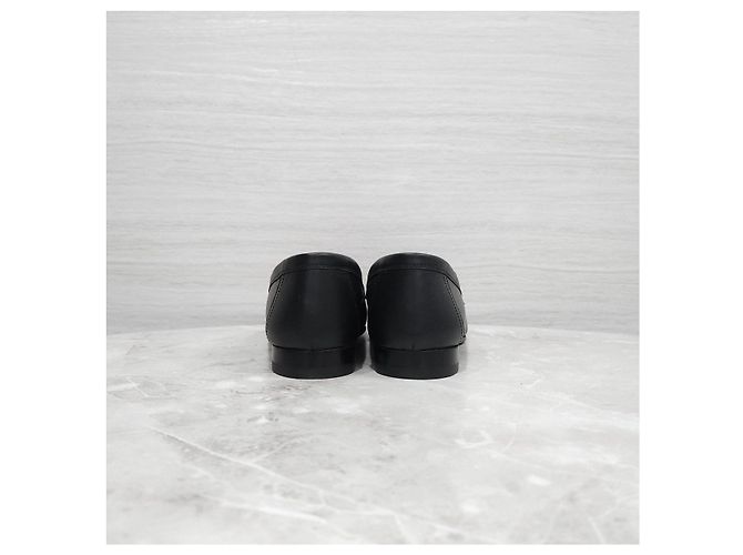 Hermès Mocassino Royal Borchie Black Silver - vista 10