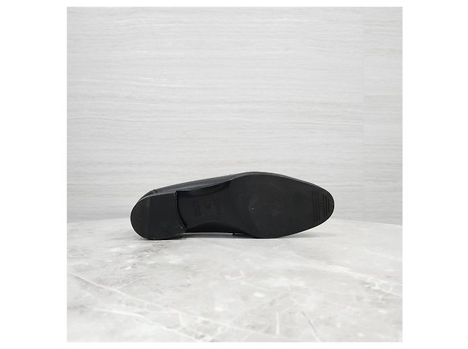 Hermès Mocassino Royal Borchie Black Silver - vista 12