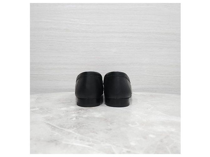 Hermès Mocassino Royal Borchie Black Silver - vista 3