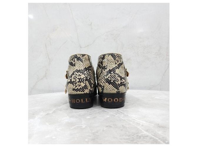 Gucci Python Stiefeletten Grün Leder - Ansicht 6