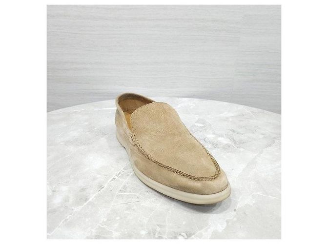 Loro Piana Mocassin en daim Summerwalk - vue 5