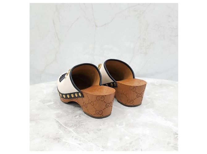 Gucci Mule Clog GG in pelle - vista 11