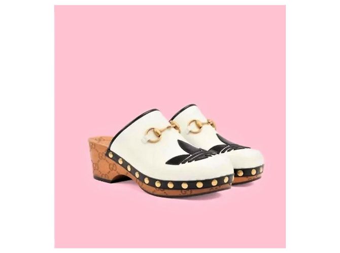 Gucci Mule Clog GG in pelle - vista 13