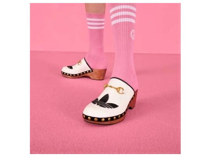 Gucci Mule Clog GG in pelle - vista 6