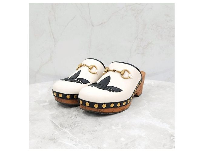 Gucci Mule Clog GG in pelle - vista 8
