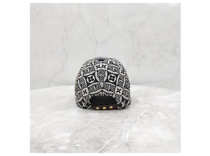 Louis Vuitton Baseballkappe aus Leder Grün - Ansicht 10