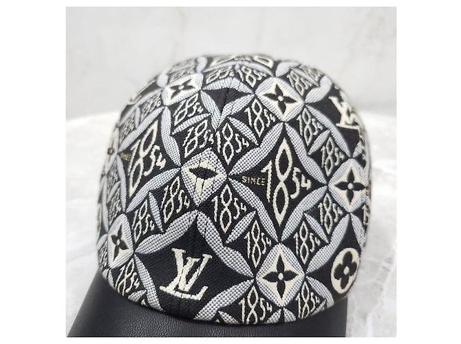 Louis Vuitton Baseballkappe aus Leder Grün - Ansicht 4