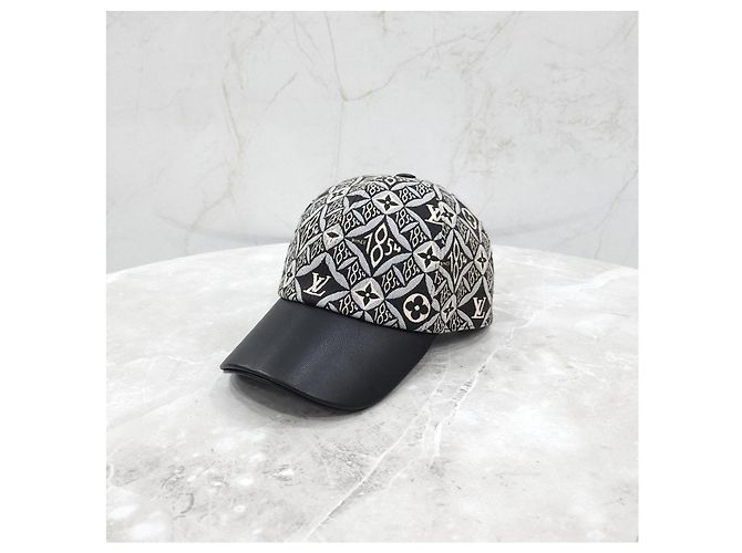 Louis Vuitton Baseballkappe aus Leder Grün - Ansicht 8