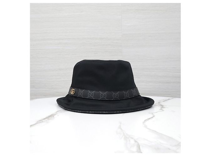 Gucci Baumwoll-Fedora-Bucket-Hat - Ansicht 10