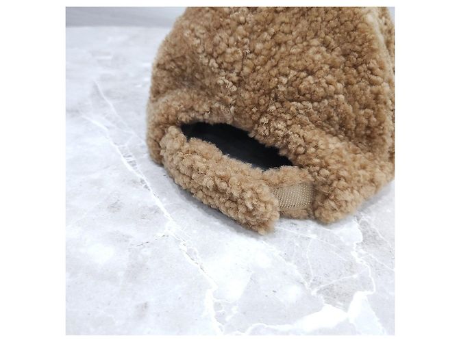 Miu Miu Gorra Boucle Wool para mujer Caramel - vista 14