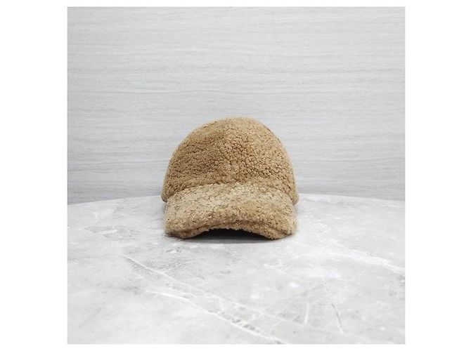 Miu Miu Gorra Boucle Wool para mujer Caramel - vista 2