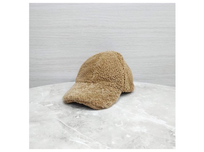 Miu Miu Gorra Boucle Wool para mujer Caramel - vista 9