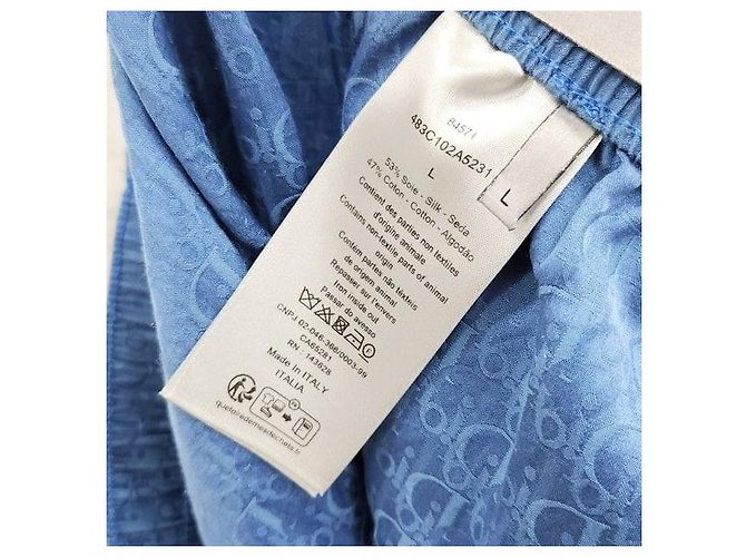 Dior Pantaloncini in jacquard di seta Oblique - vista 4