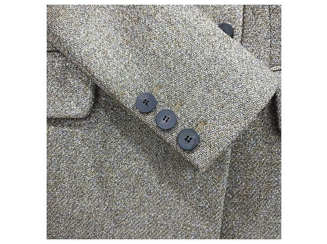Dior Giacca Doppia Grigio Oro - vista 11