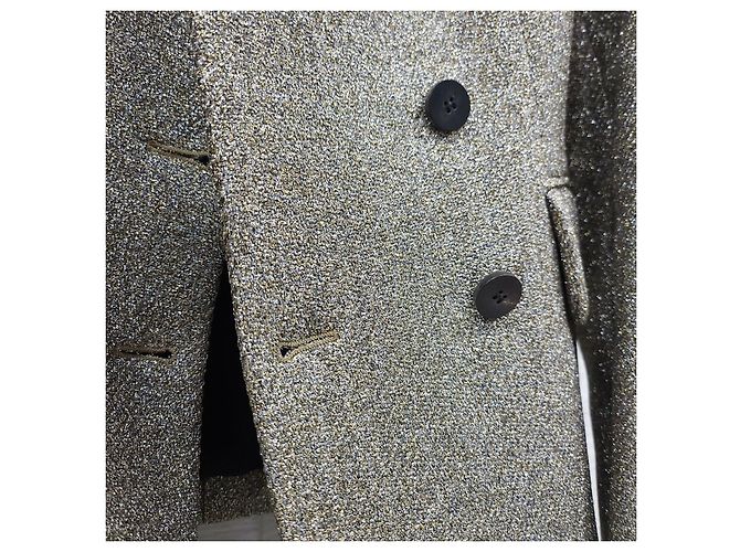 Dior Giacca Doppia Grigio Oro - vista 12