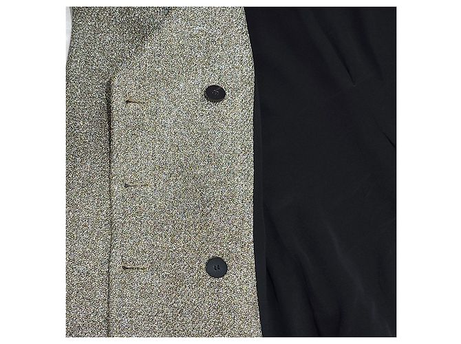 Dior Giacca Doppia Grigio Oro - vista 13