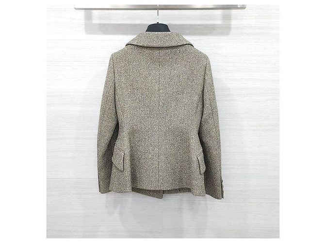 Dior Giacca Doppia Grigio Oro - vista 2