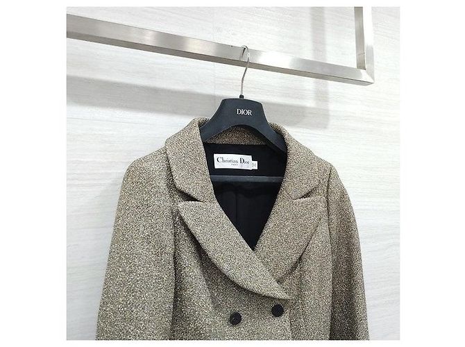 Dior Giacca Doppia Grigio Oro - vista 3