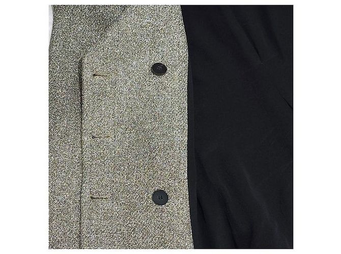 Dior Giacca Doppia Grigio Oro - vista 6