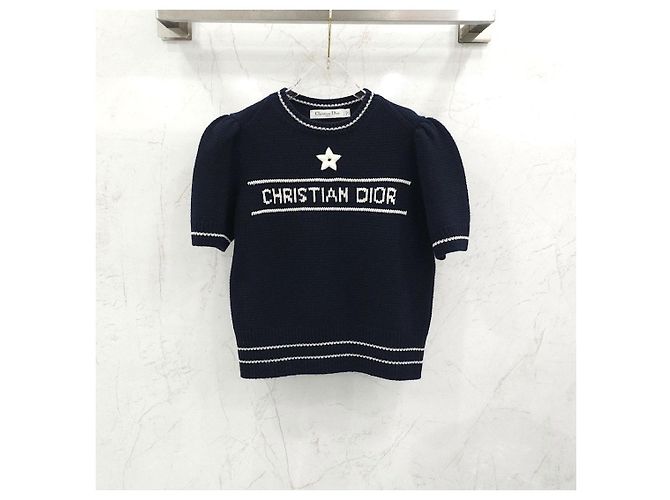 Dior Kaschmir-Pullover Kurzarm aus Wollstrick - Ansicht 5