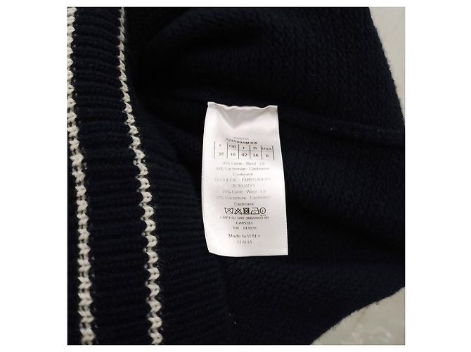 Dior Kaschmir-Pullover Kurzarm aus Wollstrick - Ansicht 8