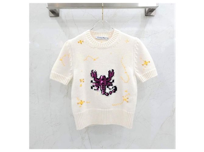 Dior Suéter Zodiac Pixel Manga Corta - vista 6
