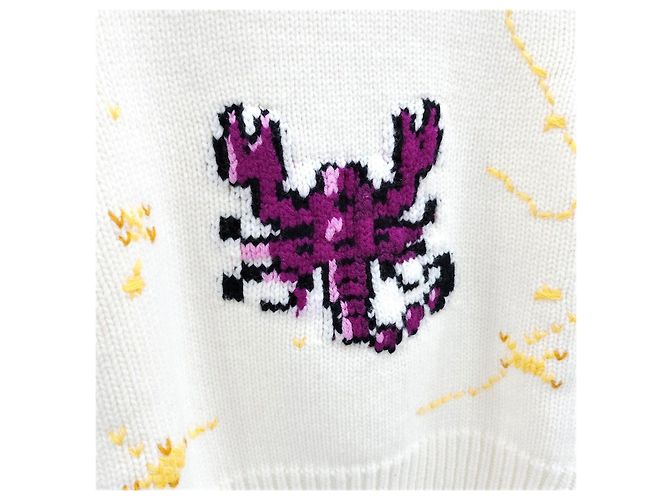 Dior Suéter Zodiac Pixel Manga Corta - vista 9