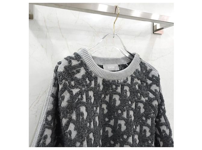 Dior Oblique Jacquard-Strickpullover - Ansicht 9