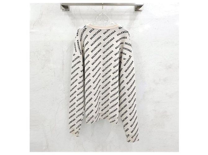 Balenciaga Rundstrick mit All-Over-Logo - Ansicht 2