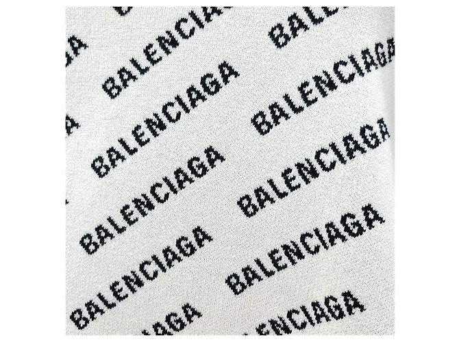 Balenciaga Rundstrick mit All-Over-Logo - Ansicht 9