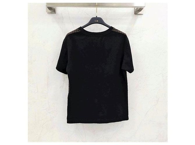 Louis Vuitton Kurzarm-T-Shirt mit Micro Damier-Einsatz XS - Ansicht 2