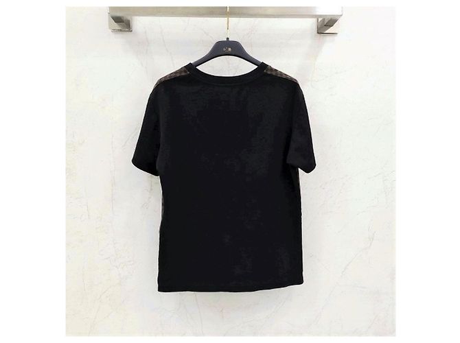 Louis Vuitton Kurzarm-T-Shirt mit Micro Damier-Einsatz XS - Ansicht 8