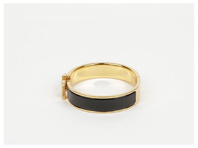 Hermès Bracciale PM Yellow Gold Black - vista 6