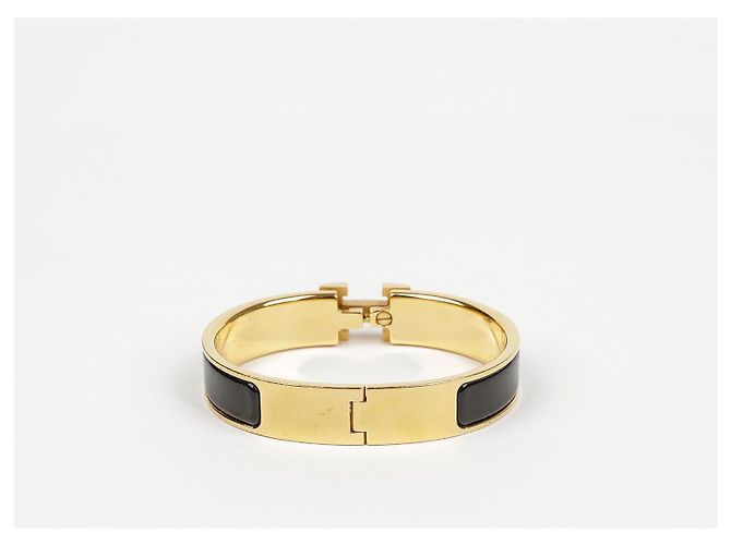 Hermès Bracciale PM Yellow Gold Black - vista 7