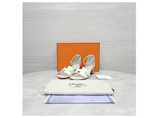 Hermès Sandali Incense Alligator - vista 14