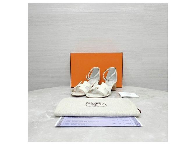 Hermès Sandali Incense Alligator - vista 7