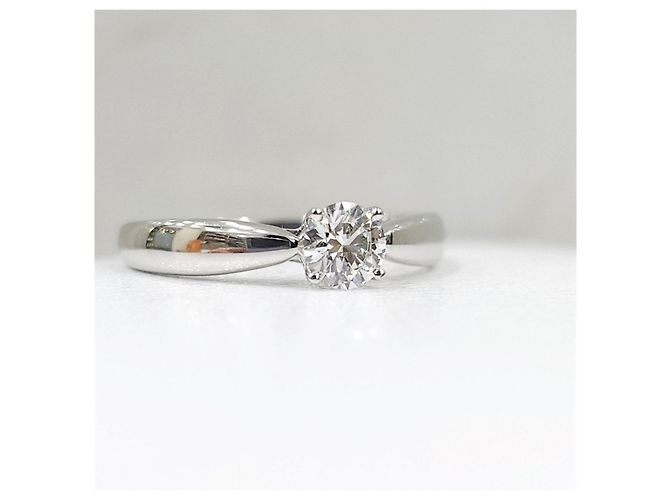 Tiffany & Co Platin-Ehering mit Diamanten - Ansicht 10