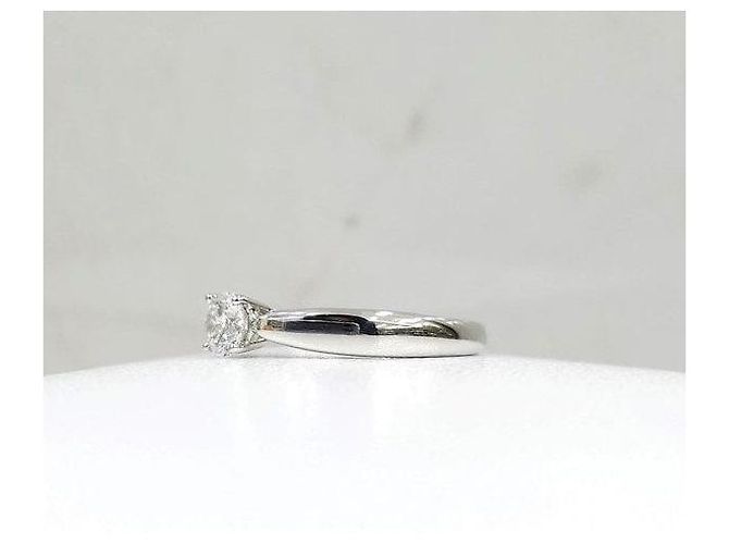 Tiffany & Co Platin-Ehering mit Diamanten - Ansicht 2