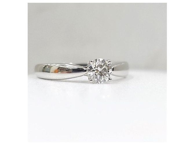 Tiffany & Co Platin-Ehering mit Diamanten - Ansicht 4