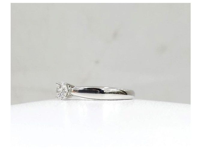 Tiffany & Co Platin-Ehering mit Diamanten - Ansicht 8