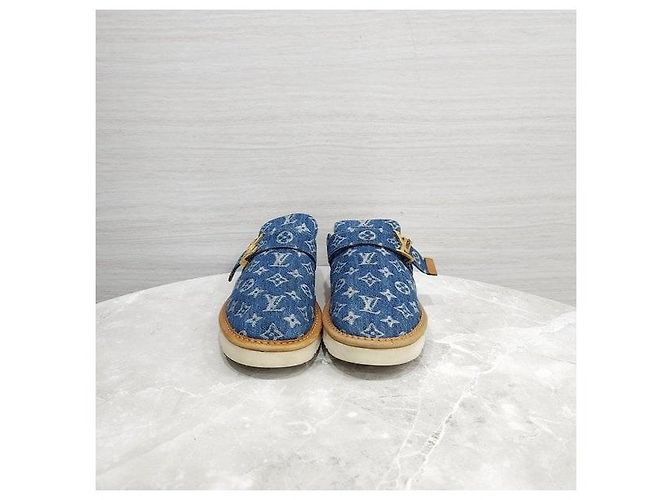 Louis Vuitton Mules cozy in denim monogram - vista 2