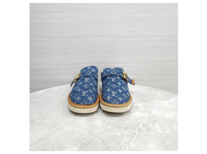 Louis Vuitton Mules cozy in denim monogram - vista 9