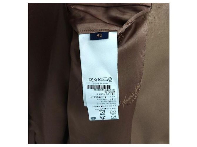 Louis Vuitton Damier-Jacke mit Gürtel - Ansicht 10
