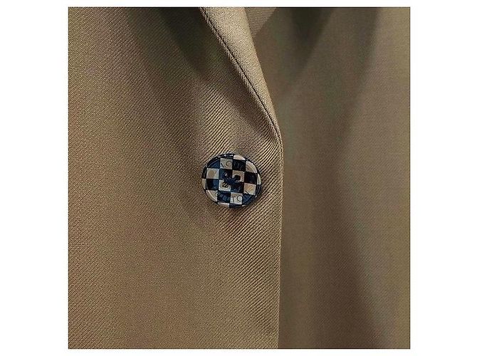 Louis Vuitton Damier-Jacke mit Gürtel - Ansicht 8