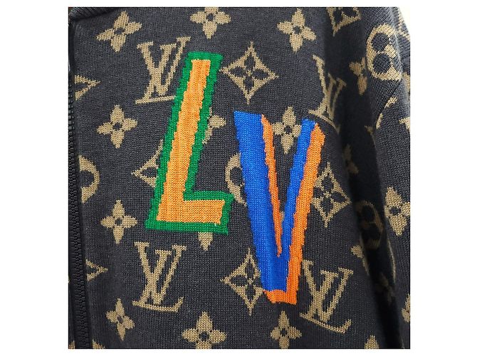 Louis Vuitton Bomberjacke aus Strick mit Monogramm - Ansicht 13