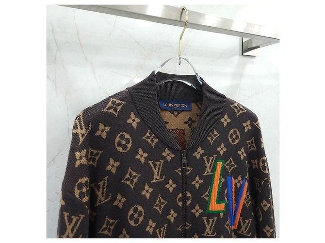 Louis Vuitton Bomberjacke aus Strick mit Monogramm - Ansicht 3