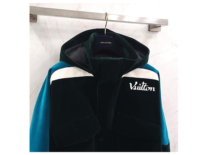 Louis Vuitton Giacca antivento in velluto Technical Tape - vista 11