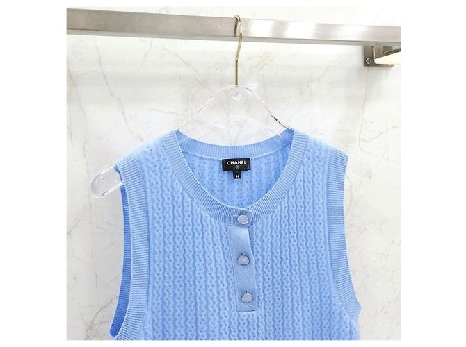 Chanel Pre-Collection Cashmere Strick-Top - Ansicht 9